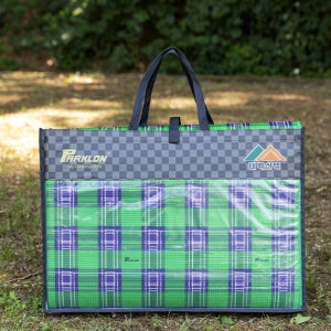 태백산맥 초대형 다용도 돗자리 그린체크 260X270cm 방수 캠핑 피크닉 휴대용 매트