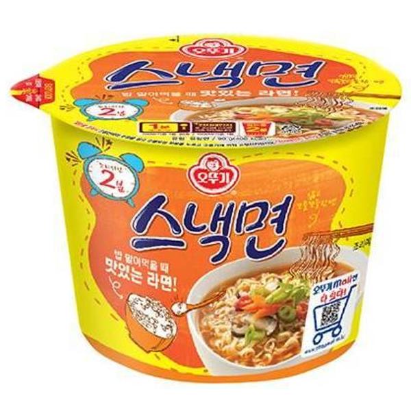 오뚜기 편의점 탕비실 야식 자취생 캠핑 즉석요리 가성비 간편요리 한끼 주부 비상식량 스낵면 용기 90G x4개 자취 혼밥 아침메뉴 간식 밥말아먹을때