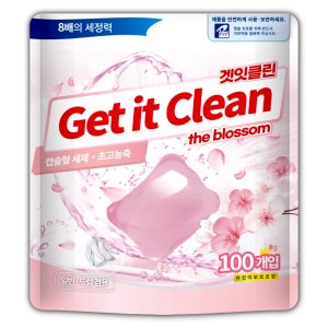 겟잇클린 초고농축 캡슐세제 100개입, 더블라썸, 1개
