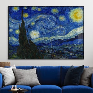 빈센트 반 고흐 그림 액자 명화 해바라기 별이빛나는밤 카페테라스 아몬드나무 A-06 A4