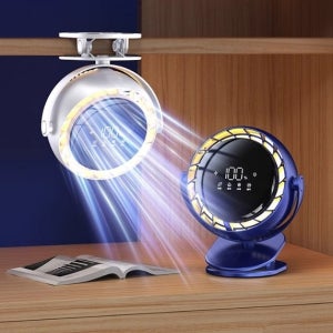 최신형 집게 선풍기 충전식 대용량 배터리 휴대용 유모차 클립형 탁상용 벽걸이 저소음