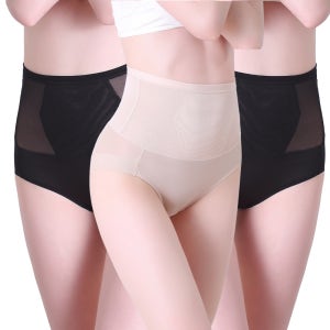 플로린 여성 복부보정 더블압박 노라인 햄팬티 3매