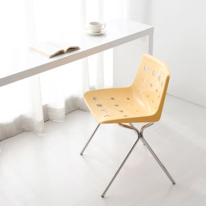 마켓비 CHEESE 의자 KS1081ST 옐로우