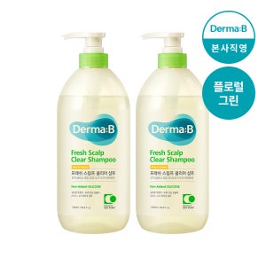[더마비] 프레쉬 스칼프 클리어 샴푸(플로럴 그린) 1000mlx2개 세트