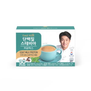 맥널티 산양유 단백질 스테비아 제로슈가 커피믹스 30개입