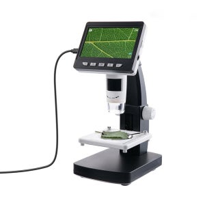 LCD모니터 디지탈 현미경 1000배 렌즈 전자 스마트 확대경 섬유 측정 영상녹화 탁상용