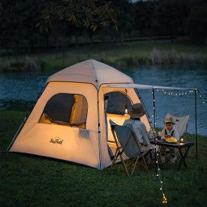 원터치 오토 피크닉텐트 (자동텐트) (SF-TE-066) / 감성 캠핑 그늘막 쉘터 스크린 피크닉 글램핑 방수