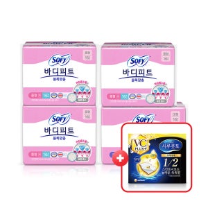 쏘피 바디피트 볼록맞춤 중형 3팩&대형 1팩&시루콧토 우루우루 1개 증정