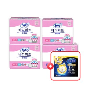 쏘피 바디피트 볼록맞춤 중형 3팩&대형 1팩&시루콧토 우루우루 1개 증정