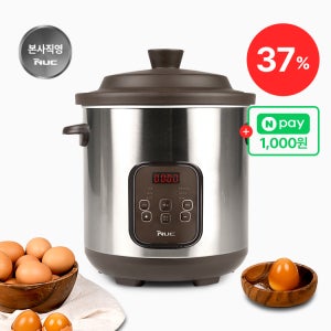 엔유씨 스마트 황토 슬로우쿠커 5L CES-200K 맥반석 구운 계란 기계