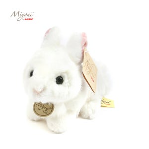 미요니 아기토끼 인형 화이트 18cm 리얼 동물 애착