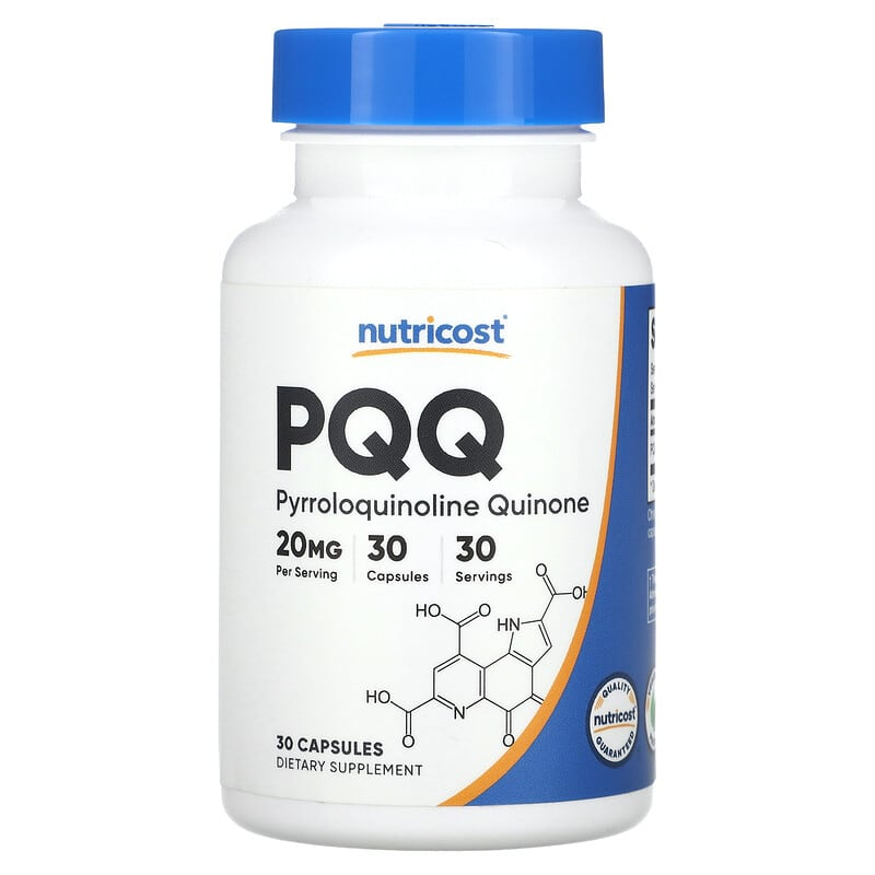 뉴트리코스트 피큐큐 <b>PQQ</b> 20mg <b>피롤로퀴놀린퀴논</b> 30캡슐