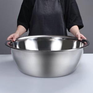 키친아트 스텐 다라이 58cm 대형 양푼 김장 대야 소쿠리