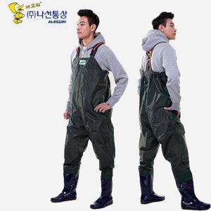 SM-5000 비오리 가슴장화 국방 체스타 완전방수 작업용 갯벌 해루질용