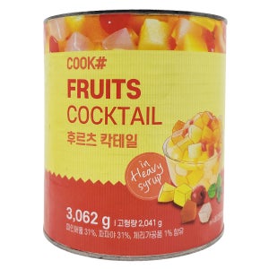 쿡샵 필리핀산 후르츠칵테일 3kg, 6개