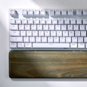 88mm 세로 유창목 키보드 팜레스트 천연오일 통원목 텐키리스 손목받침대