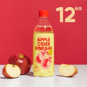 클룹 애사비소다 제로 탄산음료 오리지널, 500ml, 12개