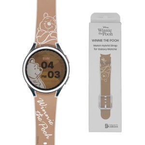 갤럭시워치 7 6 4클래식 5프로 실리콘 스포츠스트랩교체 디즈니 곰돌이 푸 워치페이스