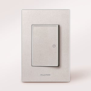 나노 스위치 전기 전등 스위치 커버 모노골드 1구