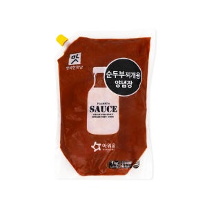 아워홈 순두부찌개 양념 2kg 업소용 대용량 양념장 소스