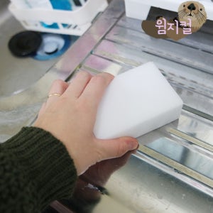 주방 욕실 스펀지 사각 수세미 청소용 잘라쓰는 매직블럭 물흡수 스펀지 클리너 매직폼