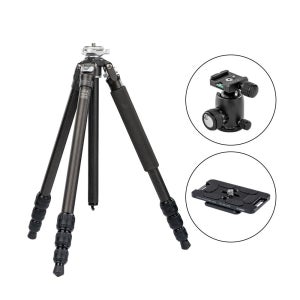 포토클램 PTC-1442P+34NS 프로페셔널 고탄성 경량 튼튼한 카본 카메라 삼각대 PTC-1442P+PRO34NS