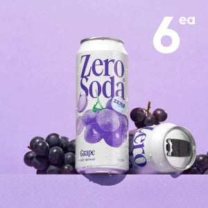 클룹 제로소다 포도, 500ml, 6개