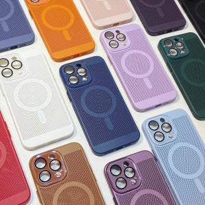 아이폰 발열 해소 그립감 맥세이프 풀커버 케이스(15,14,13,프로,프로맥스,플러스)