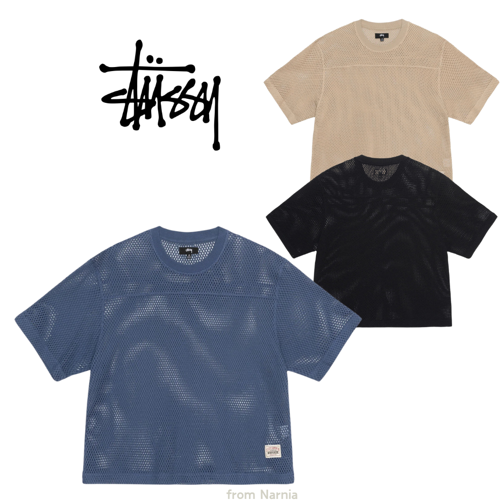 스투시 stussy MESH JERSEY CREW 3컬러