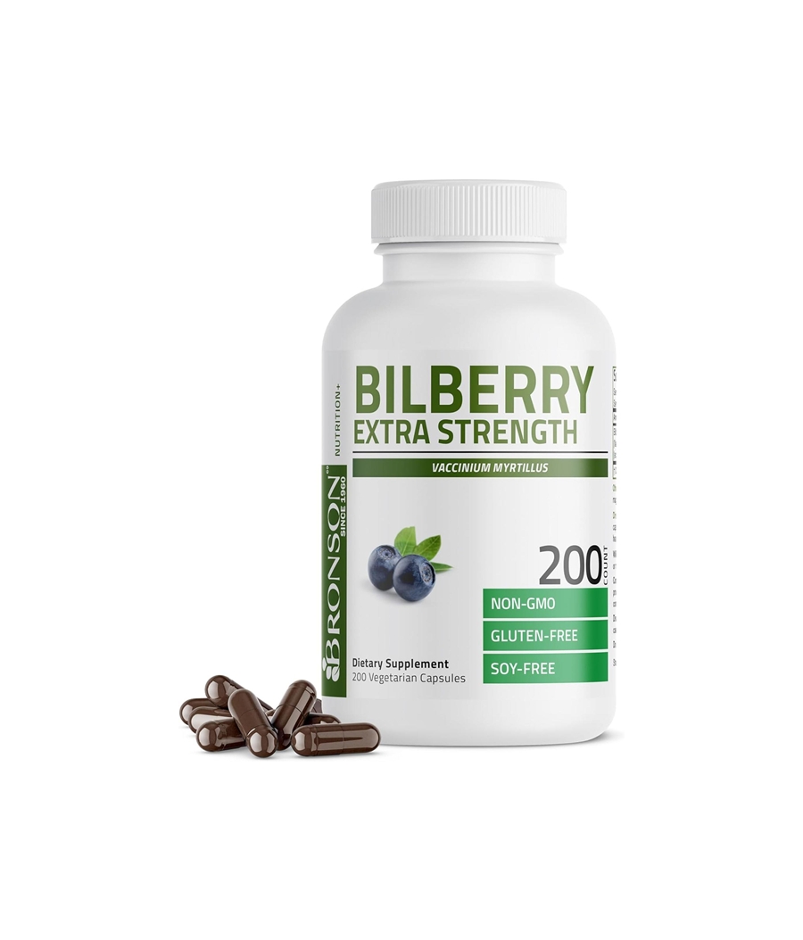 <b>Bronson</b> Bilberry 엑스트라 스트렝스 3000mg 200캡슐