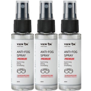 뷰오케이 물안경 수경 김서림방지 프리미엄 안티포그액 스프레이 2+1 3개
