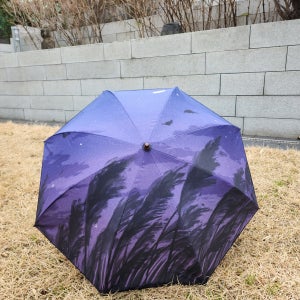 이중 3단 수동 양산 - 09번 보랏빛밤_갈대 by배성규 -