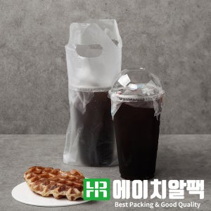 커피캐리어 1구 음료 컵캐리어 카페비닐 테이크아웃봉투 1구 / 200장
