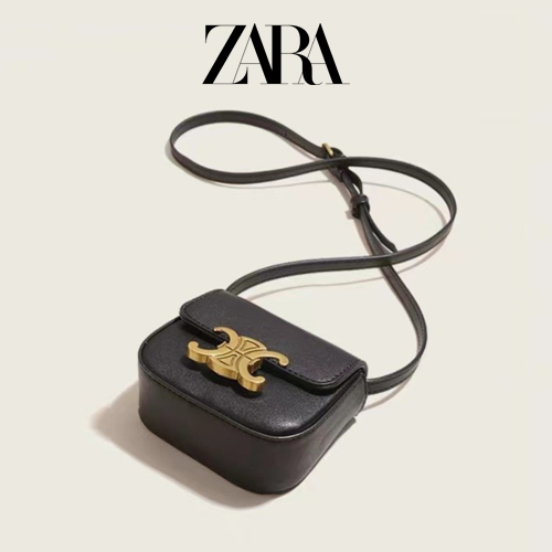 ZARA 자라 실버 미니 복조리백 숄더백 여성 가방 데일리백