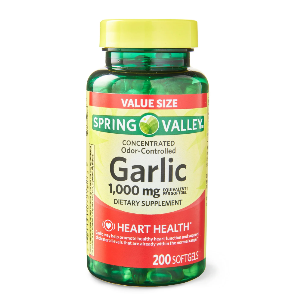 Spring Valley <b>스프링</b>벨리 마늘 갈릭 1000mg 200정