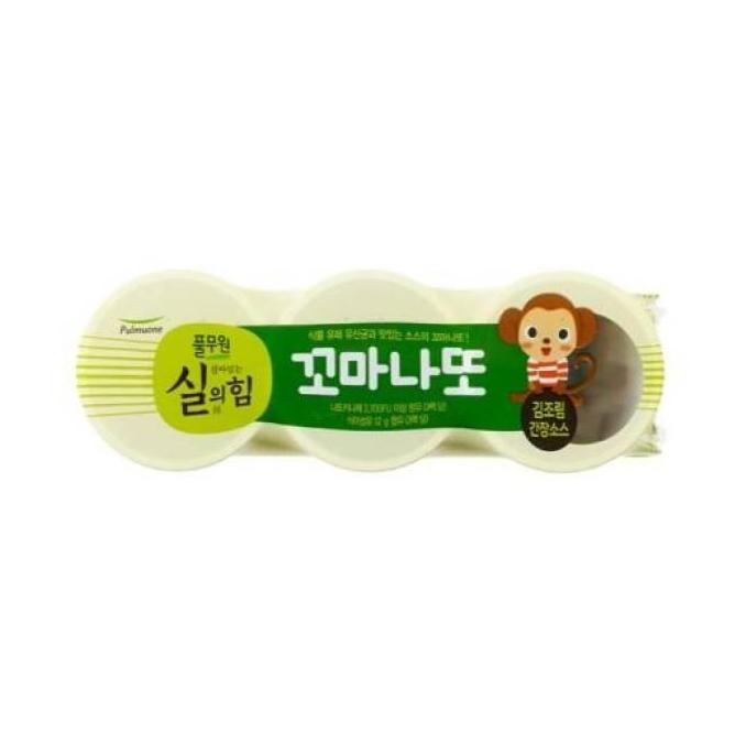 <b>풀무원 장</b>건강 부모님 아이 꼬마나또 3개입 (김조림 간장소스) (29.9gx3팩) 아침