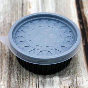 소스컵 105파이 소 1000세트 공기밥 국물용기(EH검정색 블랙)