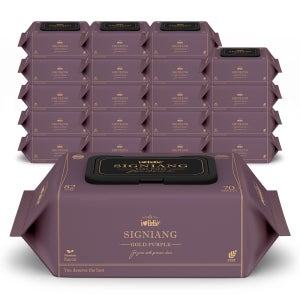 아이러브베베 시그니앙 골드퍼플 82g 엠보 70매 20팩 캡형 아기 물티슈