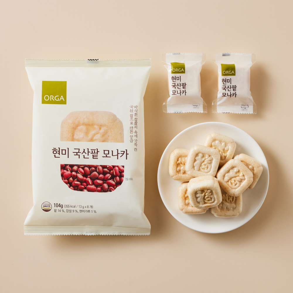 올가홀푸드(ORGA) 현미 국산팥 모나카 성분 분석
