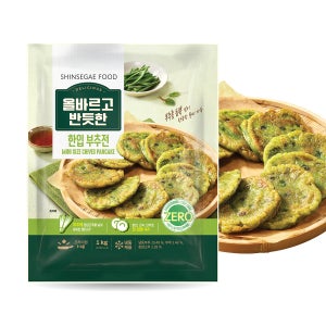 신세계푸드 올바르고 반듯한 한입 부추전 1kg 올반