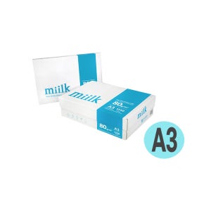 한국제지 밀크(Miilk) A3용지(복사용지) 80G 1250매