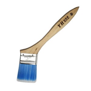 겸용 꺽기붓 2인치 4호 수성 유성 겸용 페인트 부자재 건축도장기능사 용호 브러쉬 붓