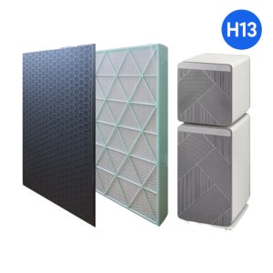 [호환] 삼성공기청정기필터 큐브 CFX-J170D H170D 국산 H13 세트 위드유