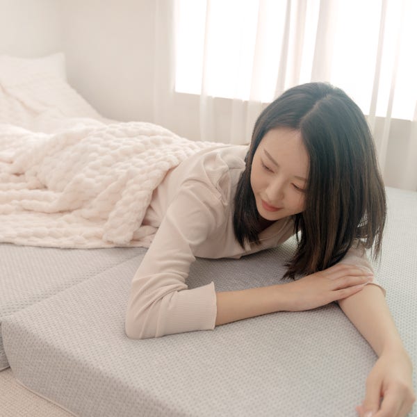 자미오다 3단 접이식 메모리폼 토퍼 매트리스 SS 슈퍼싱글