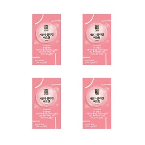 더작 저분자 콜라겐 비오틴 4통 8개월분 300달톤 먹는 초저분자 피쉬 펩타이드 뮤신