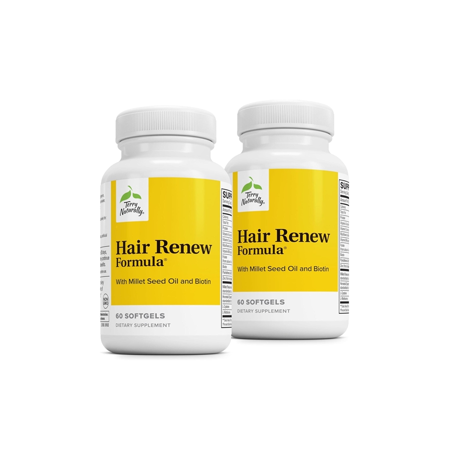 <b>테리 내추럴리</b> 헤어 리뉴 포뮬라 밀렛 씨드 오일 비오틴 60소프트젤 2팩