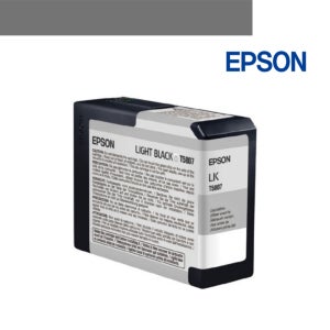 엡손 잉크 T5807 PRO3800 3880 회색 라이트블랙 LK 80ml