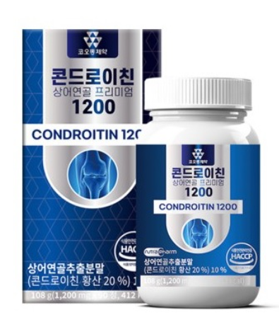 뉴 코오롱제약 콘드로이친 <b>상어연골</b> 프리미엄 1200 90정(관절영양제)
