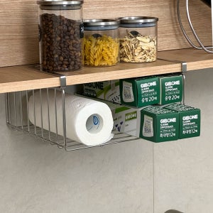 스텐 주방 선반 싱크대 정리 언더 수납 걸이 정리대 하부장 상부장 상부 공간활용 정리