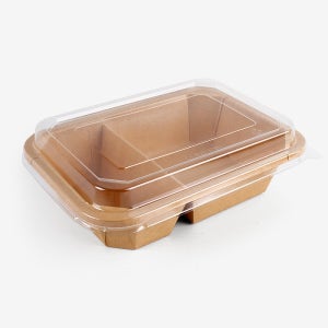 [박스판매] JH종이용기 1200B-37(2칸) 300개